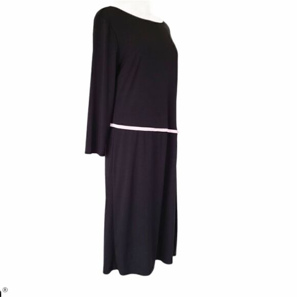 Connected Apparel Black Pink Long Sleeve Dress - Picture 10 of 12
